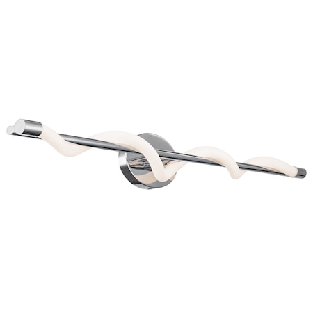 Dweled Jasmine 37in LED Bathroom Vanity or Wall Light 3000K in Chrome WS-771